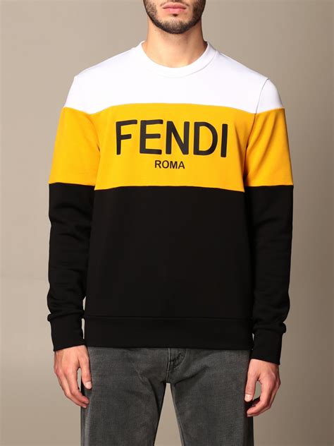 fendi fila sweatshirt|fendi crew neck sweatshirt.